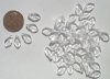 50 12x6mm Crystal Narrow Leaf